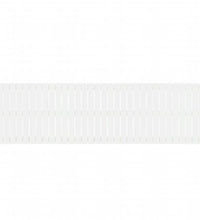 Wand-Kopfteil Weiß 204x3x60 cm Massivholz Kiefer