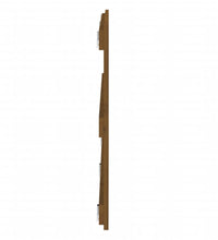 Wand-Kopfteil Honigbraun 204x3x60 cm Massivholz Kiefer