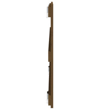 Wand-Kopfteil Honigbraun 127,5x3x60 cm Massivholz Kiefer