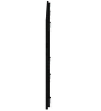 Wand-Kopfteil Schwarz 159,5x3x60 cm Massivholz Kiefer