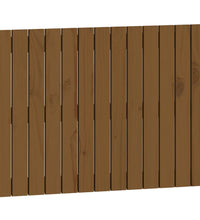 Wand-Kopfteil Honigbraun 82,5x3x60 cm Massivholz Kiefer