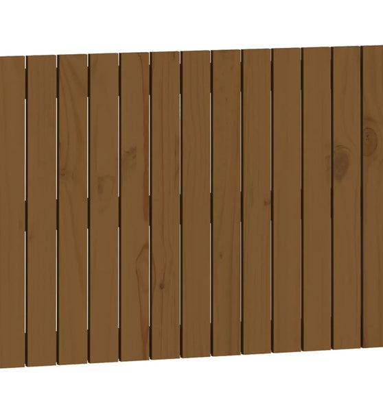 Wand-Kopfteil Honigbraun 82,5x3x60 cm Massivholz Kiefer