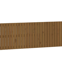 Wand-Kopfteil Honigbraun 166x3x60 cm Massivholz Kiefer