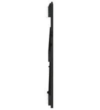 Wand-Kopfteil Schwarz 140x3x60 cm Massivholz Kiefer