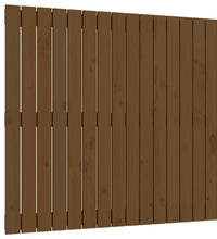 Wand-Kopfteil Honigbraun 95,5x3x90 cm Massivholz Kiefer