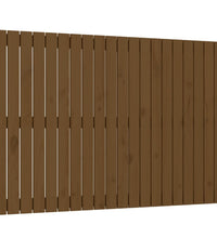 Wand-Kopfteil Honigbraun 127,5x3x90 cm Massivholz Kiefer