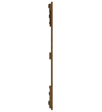 Wand-Kopfteil Honigbraun 127,5x3x90 cm Massivholz Kiefer