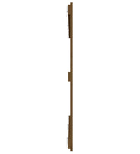 Wand-Kopfteil Honigbraun 147x3x90 cm Massivholz Kiefer