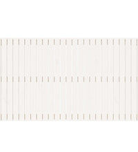 Wand-Kopfteil Weiß 159,5x3x90 cm Massivholz Kiefer