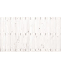 Wand-Kopfteil Weiß 166x3x90 cm Massivholz Kiefer