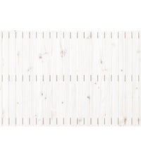 Wand-Kopfteil Weiß 140x3x90 cm Massivholz Kiefer