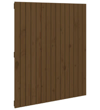 Wand-Kopfteil Honigbraun 95,5x3x110 cm Massivholz Kiefer