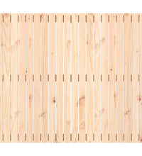 Wand-Kopfteil 127,5x3x110 cm Massivholz Kiefer