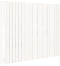 Wand-Kopfteil Weiß 146,5x3x110 cm Massivholz Kiefer