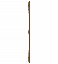 Wand-Kopfteil Honigbraun 146,5x3x110 cm Massivholz Kiefer