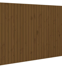 Wand-Kopfteil Honigbraun 159,5x3x110 cm Massivholz Kiefer