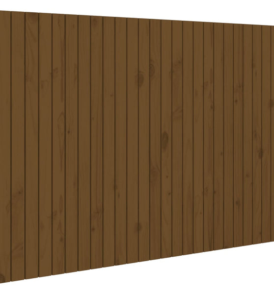 Wand-Kopfteil Honigbraun 159,5x3x110 cm Massivholz Kiefer