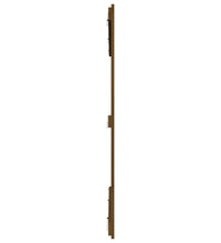 Wand-Kopfteil Honigbraun 159,5x3x110 cm Massivholz Kiefer