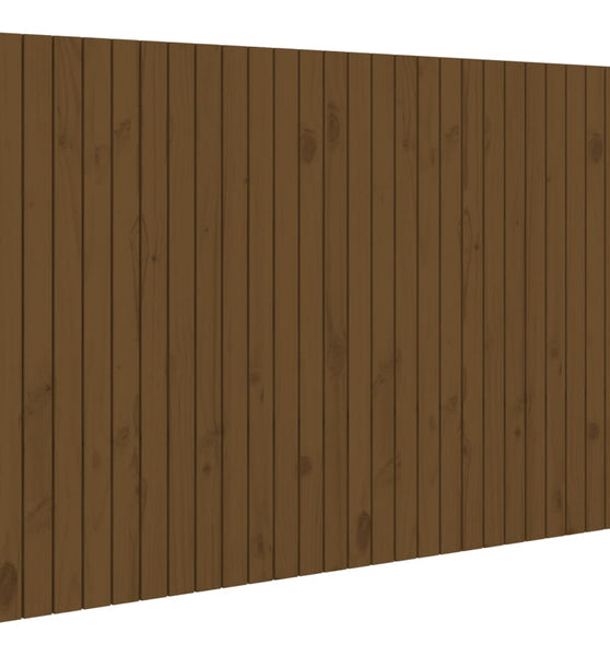 Wand-Kopfteil Honigbraun 166x3x110 cm Massivholz Kiefer
