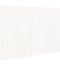 Wand-Kopfteil Weiß 185x3x110 cm Massivholz Kiefer