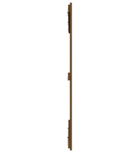 Wand-Kopfteil Honigbraun 140x3x110 cm Massivholz Kiefer