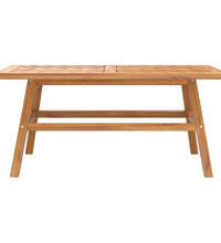 Couchtisch 100x50x45 cm Massivholz Akazie
