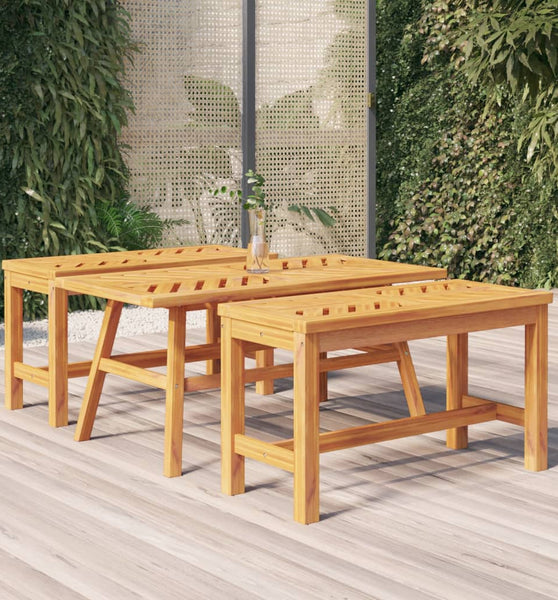 Couchtisch 100x50x45 cm Massivholz Akazie
