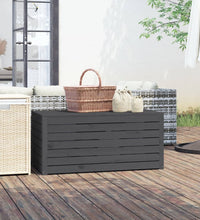 Gartenbox Grau 101x50,5x46,5 cm Massivholz Kiefer