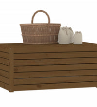 Gartenbox Honigbraun 101x50,5x46,5 cm Massivholz Kiefer