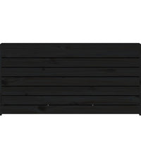 Gartenbox Schwarz 101x50,5x46,5 cm Massivholz Kiefer