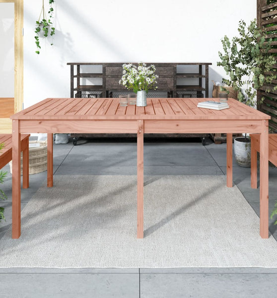 Gartentisch 159,5x82,5x76 cm Massivholz Douglasie