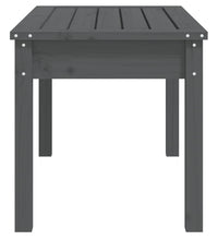 Gartenbank Grau 80x44x45 cm Massivholz Kiefer