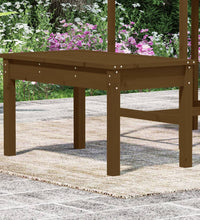 Gartenbank Honigbraun 80x44x45 cm Massivholz Kiefer