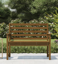 Gartenbank Honigbraun 109x48x91,5 cm Massivholz Kiefer