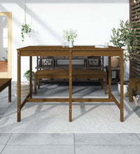 Gartentisch Honigbraun 159,5x82,5x110 cm Massivholz Kiefer