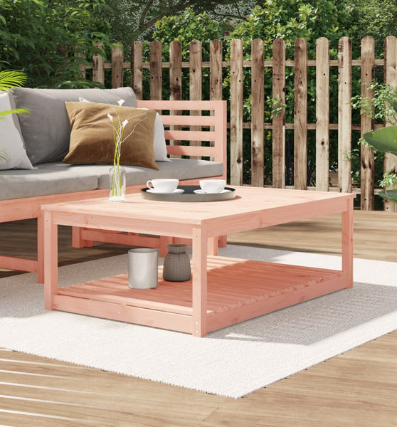 Gartentisch 121x82,5x45 cm Massivholz Douglasie