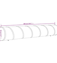 Hundetunnel Blau Ø 50x300 cm Polyester