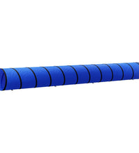 Hundetunnel Blau Ø 55x500 cm Polyester