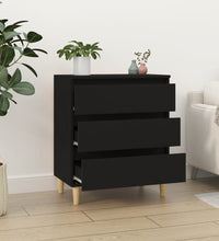 Sideboard Schwarz 60x35x70 cm Holzwerkstoff