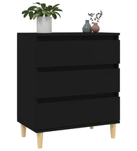 Sideboard Schwarz 60x35x70 cm Holzwerkstoff