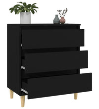 Sideboard Schwarz 60x35x70 cm Holzwerkstoff