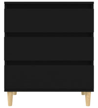 Sideboard Schwarz 60x35x70 cm Holzwerkstoff