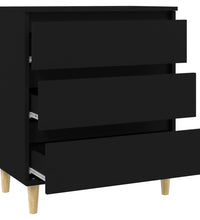 Sideboard Schwarz 60x35x70 cm Holzwerkstoff