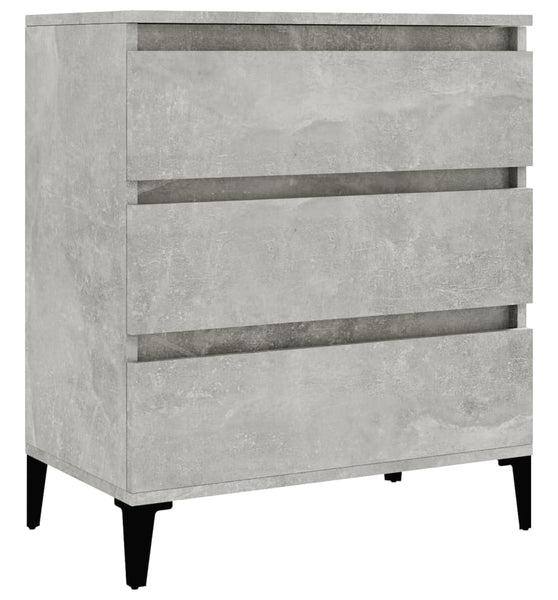 Sideboard Betongrau 60x35x70 cm Holzwerkstoff