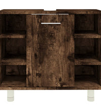 Badschrank Räuchereiche 60x32x53,5 cm Holzwerkstoff