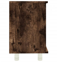 Badschrank Räuchereiche 60x32x53,5 cm Holzwerkstoff
