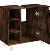 Badschrank Räuchereiche 60x32x53,5 cm Holzwerkstoff
