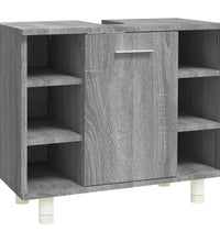 Badschrank Grau Sonoma 60x32x53,5 cm Holzwerkstoff