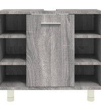 Badschrank Grau Sonoma 60x32x53,5 cm Holzwerkstoff