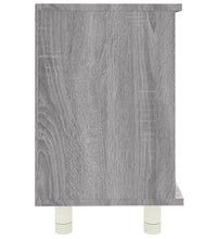 Badschrank Grau Sonoma 60x32x53,5 cm Holzwerkstoff